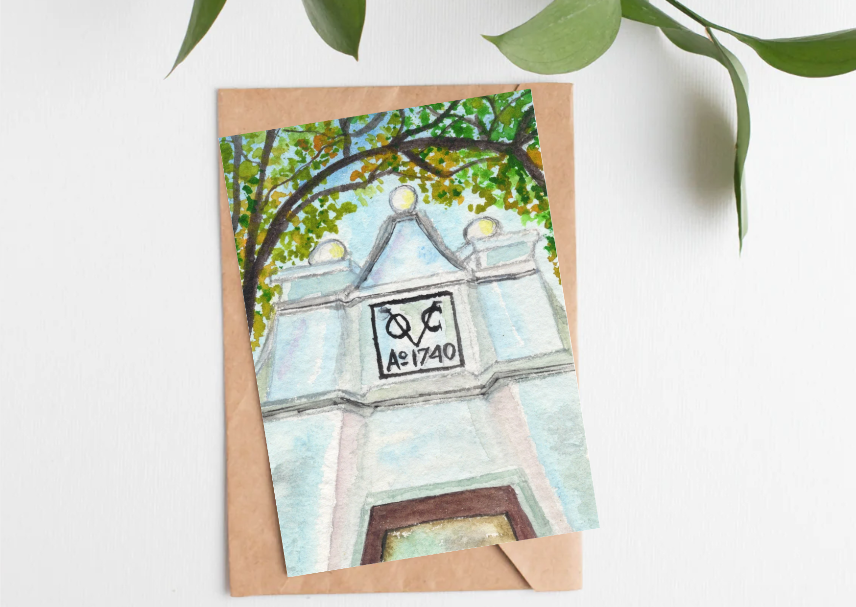 VOC Parade Road — A6 Postcards by Aishwarya Ashok